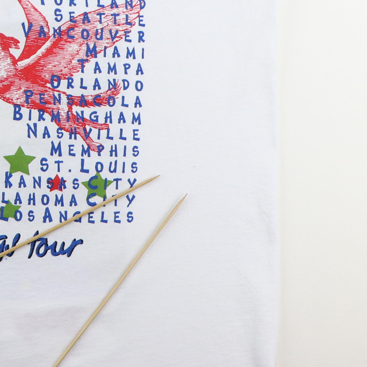 1995 Tom Petty Dogs With Wings Tour Shirt