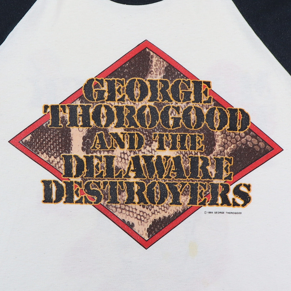 1985 George Thorogood And The Delaware Destroyers Tour Jersey