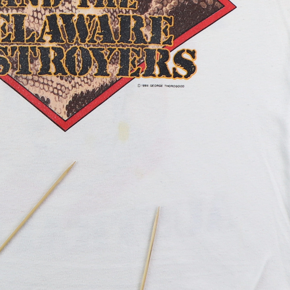 1985 George Thorogood And The Delaware Destroyers Tour Jersey