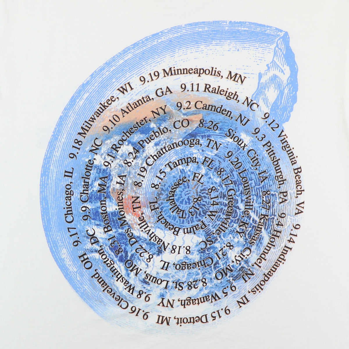 1999 Moody Blues Strange Times Tour Shirt