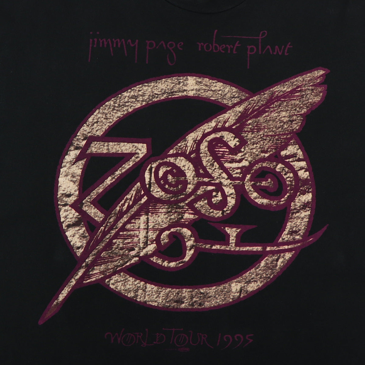 1995 Jimmy Page Robert Plant Zoso Tour Shirt