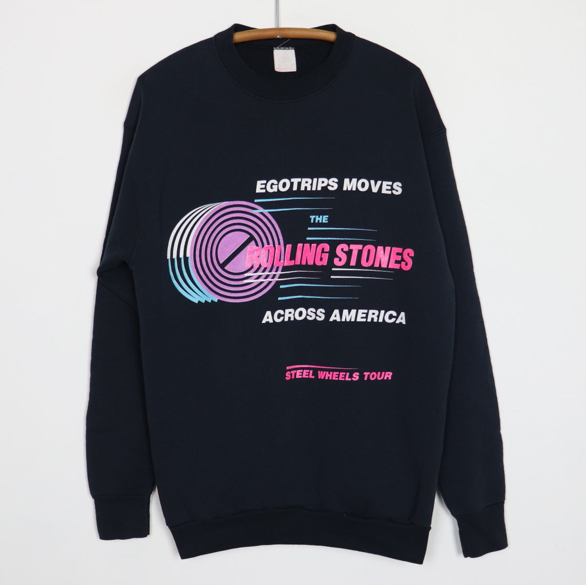 1989 Rolling Stones Ego Trips Crew Tour Sweatshirt