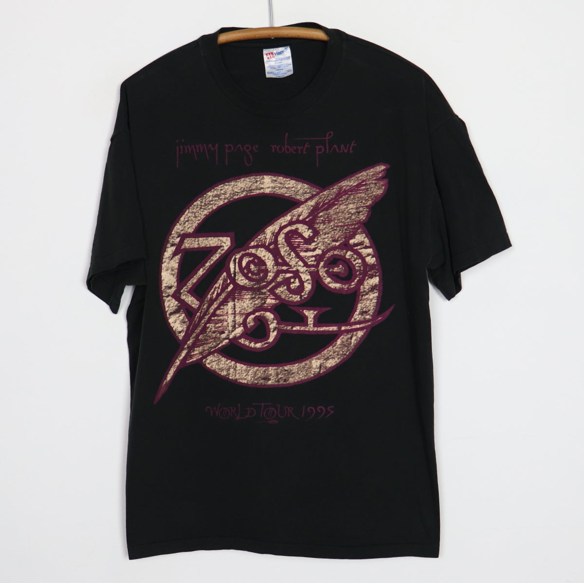 1995 Jimmy Page Robert Plant Zoso Tour Shirt