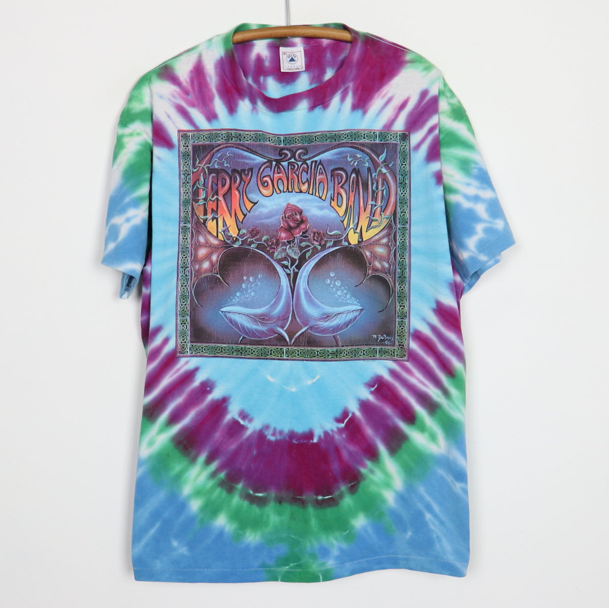 1993 Jerry Garcia Band Tie Dye Tour Shirt | Authentic Vintage Tee