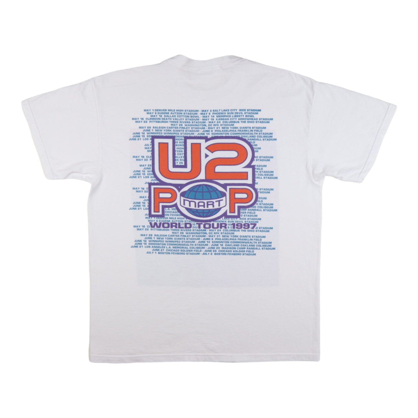1990 U2 Popmart World Tour Shirt