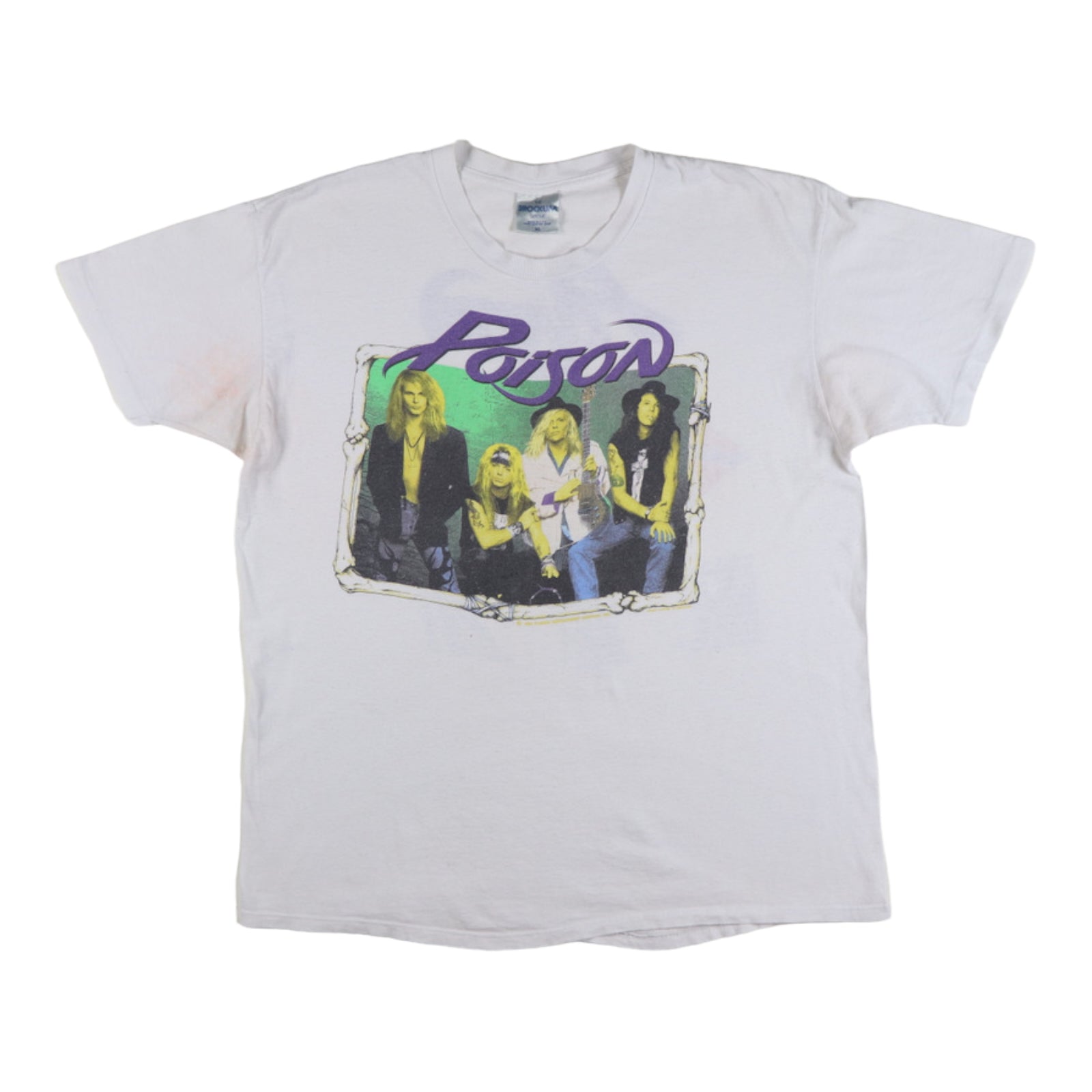 1990 Poison Flesh & Blood Tour Shirt | Authentic Vintage Tee