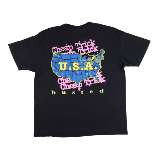 1990 Cheap Trick Busted Tour Shirt