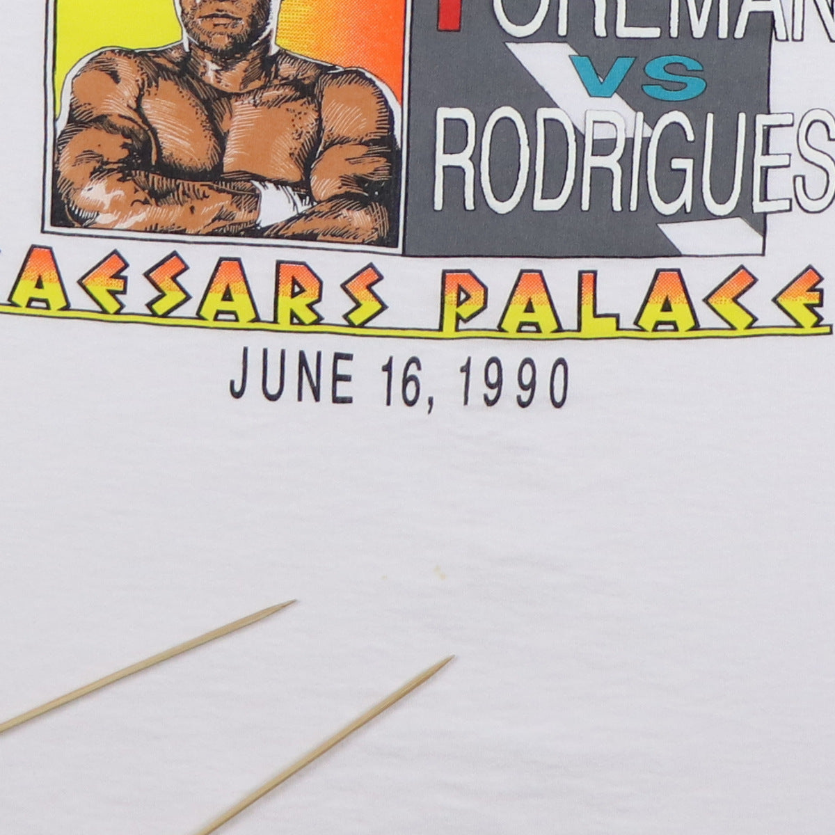 1990 Mike Tyson The Road Back Caesars Palace Event Shirt