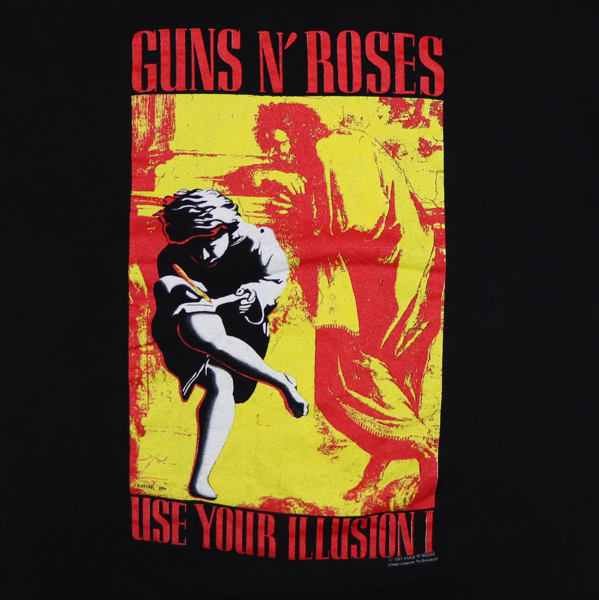 1991 Guns N Roses Use Your Illusion Tour Shirt