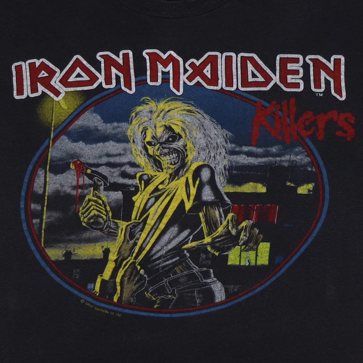 1982 Iron Maiden Killer World Tour Shirt
