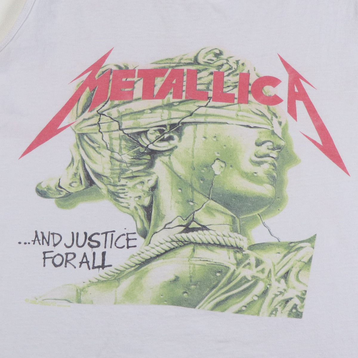 1988 Metallica And Justice For All Tank Top Shirt