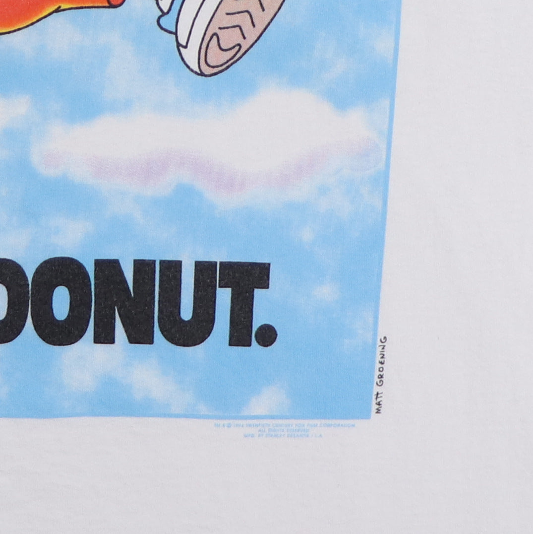 1996 The Simpsons Homer Simpson Just Donut Shirt