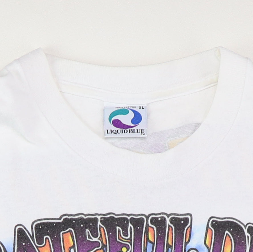 1993 Grateful Dead Ship Of Fools Liquid Blue Shirt