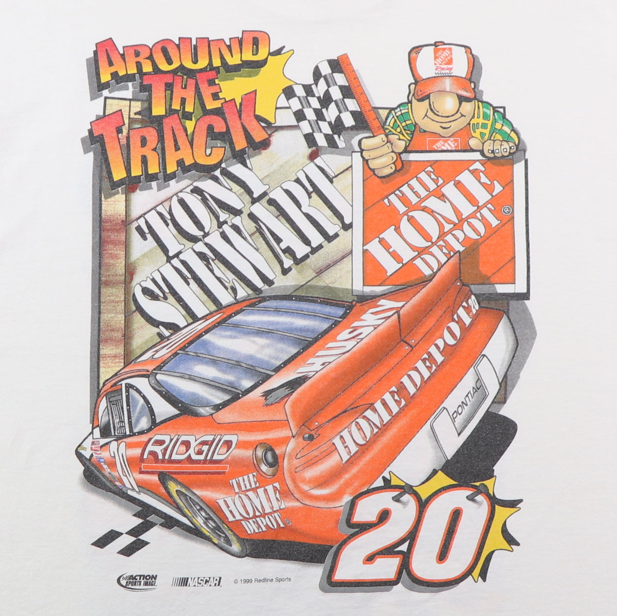 1999 Tony Stewart Makin Dust Nascar Shirt