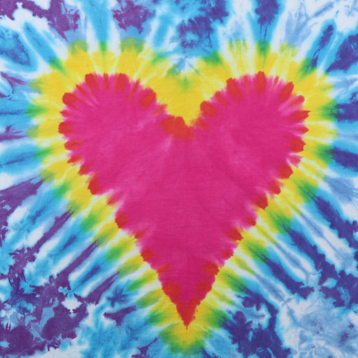 1990s Heart Tie Dye Shirt