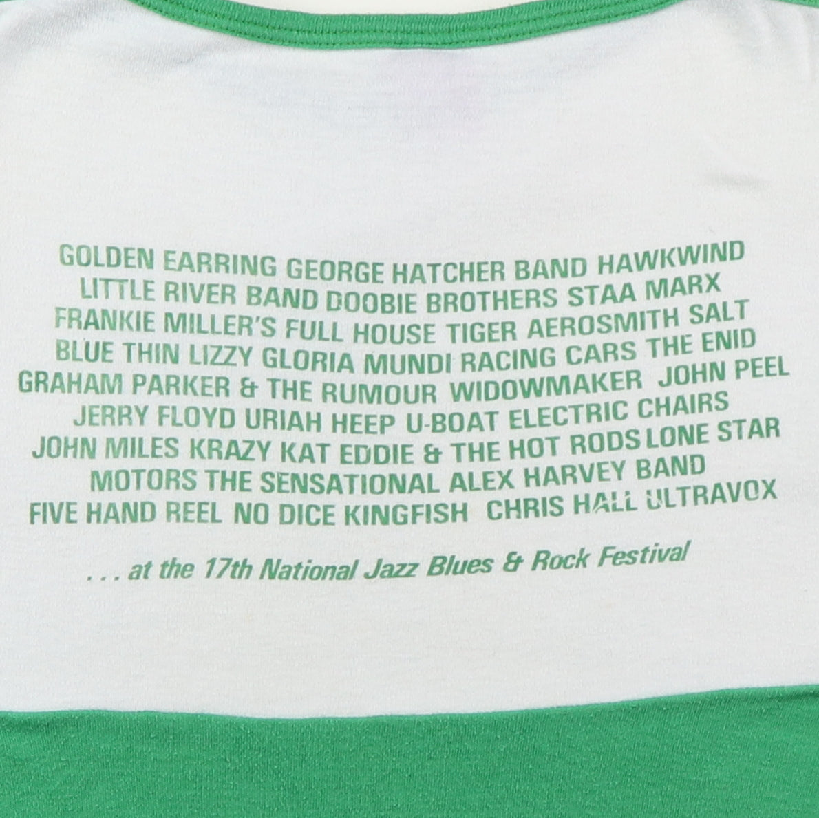 1977 Reading Rock Festival Concert Shirt