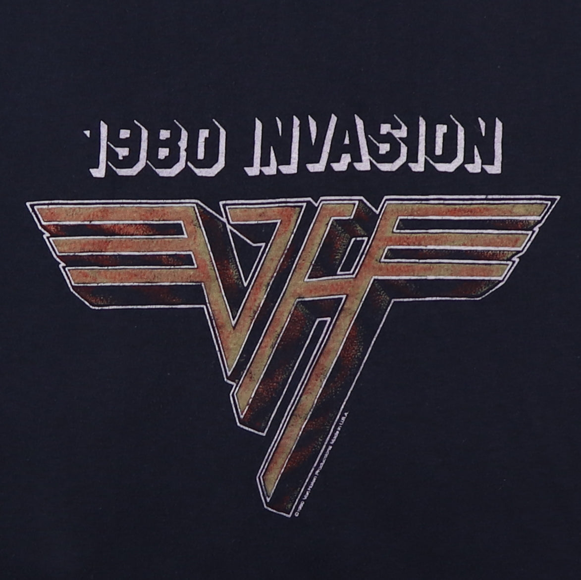 1980 Van Halen Invasion Shirt