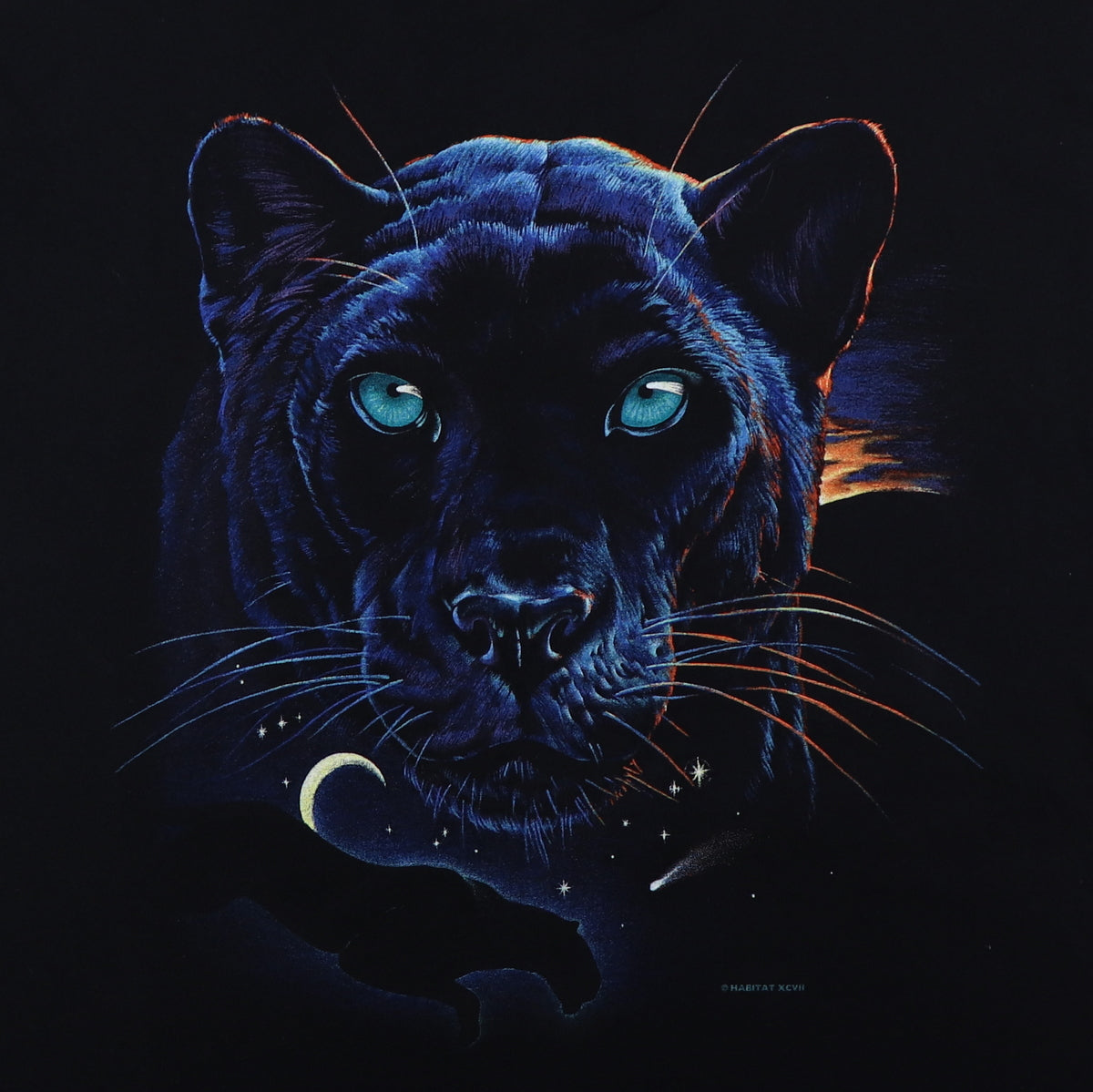 1990s Rainforest Café Black Panther Shirt