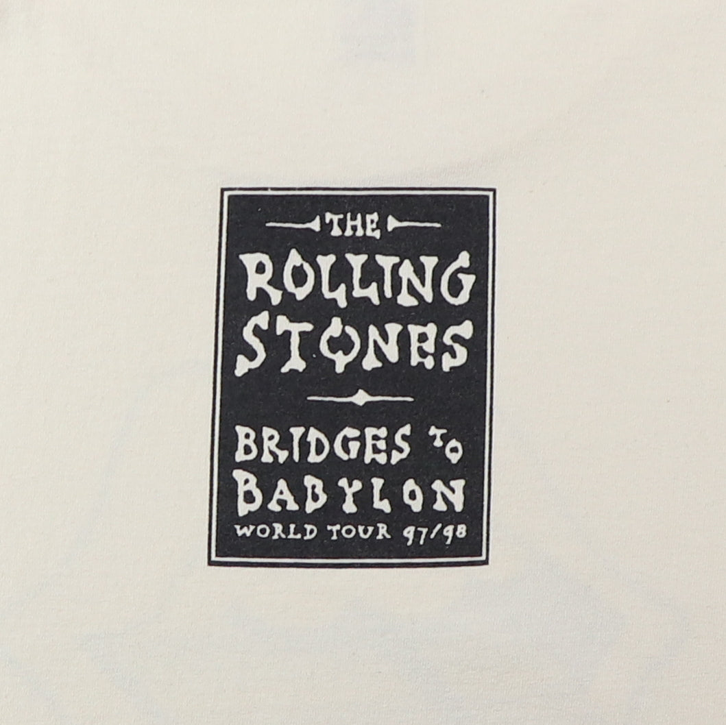 1997 Rolling Stones Bridges To Babylon World Tour Shirt