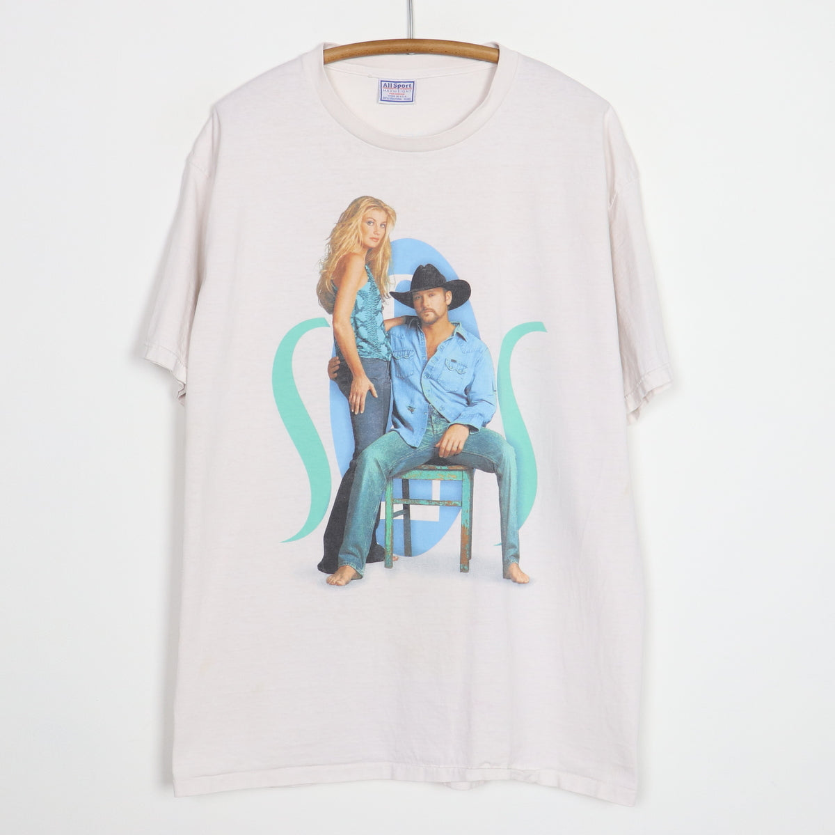 2000 Tim McGraw Faith Hill Soul 2 Soul Tour Shirt | Authentic 