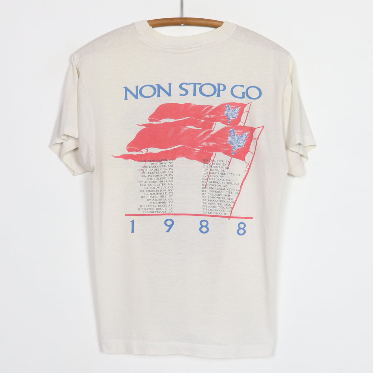 1988 Robert Plant Non Stop Go Tour Shirt