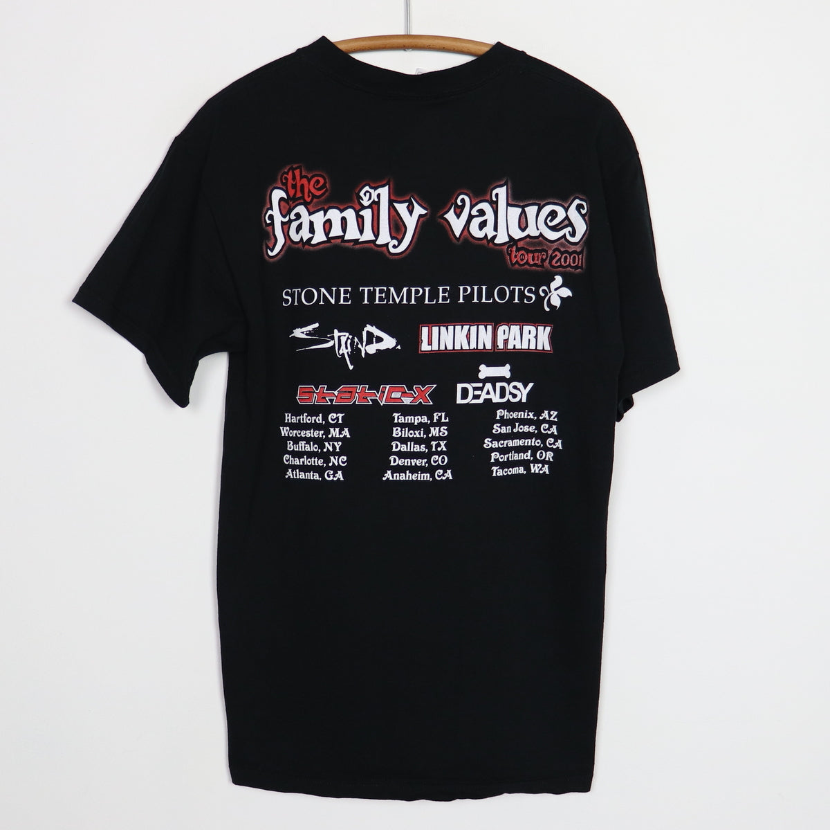 2001 Family Values Tour Shirt