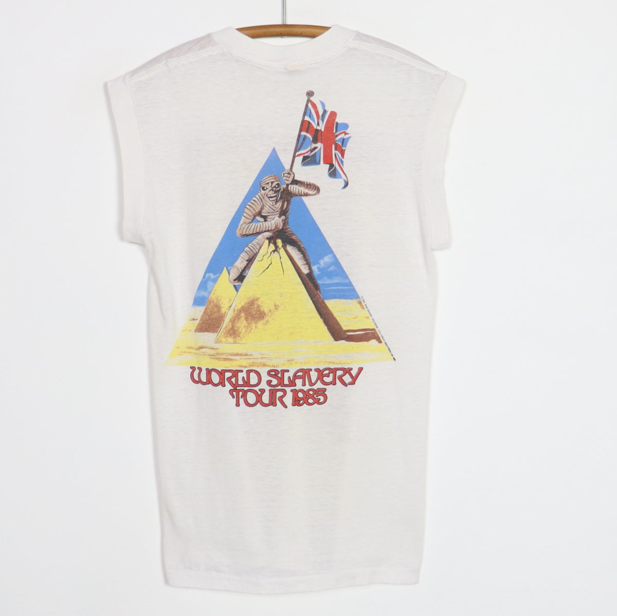 1985 Iron Maiden World Slavery Tour Sleeveless Shirt