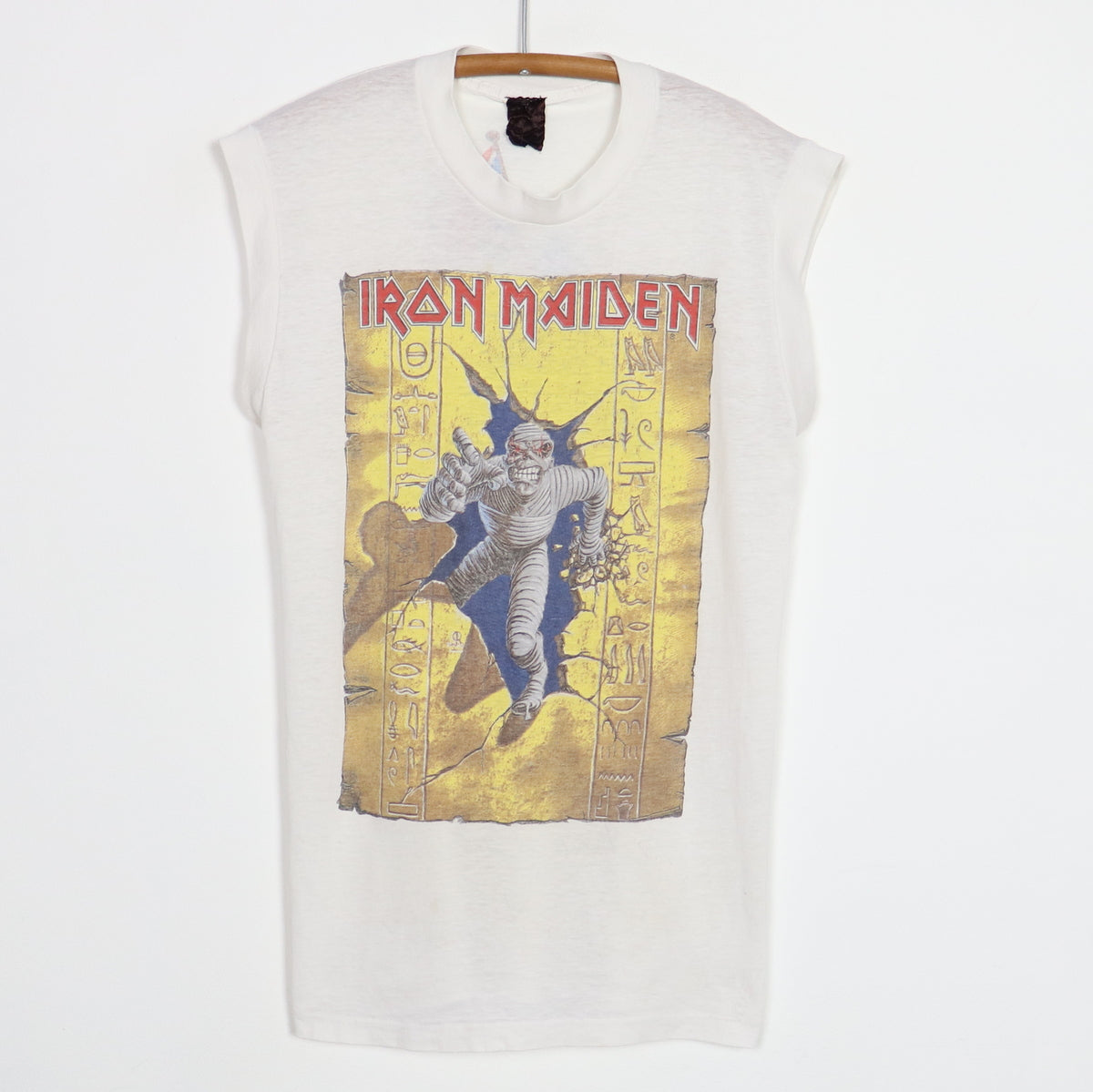 1985 Iron Maiden World Slavery Tour Sleeveless Shirt