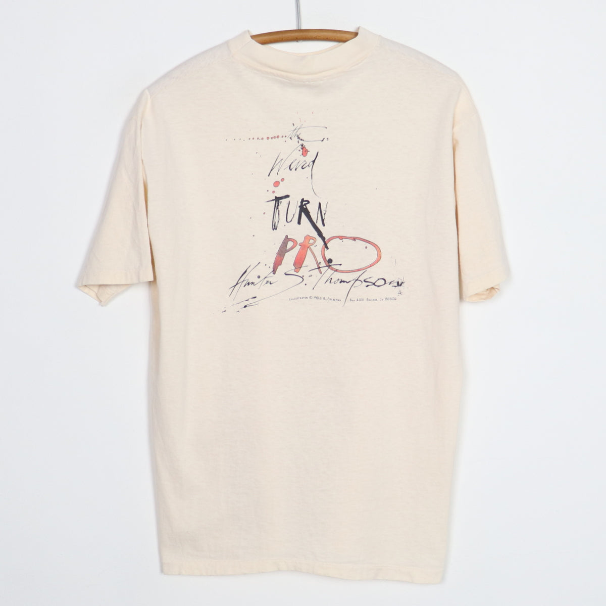 1983 Hunter S Thompson When The Going Gets Weird Ralph Steadman Shirt