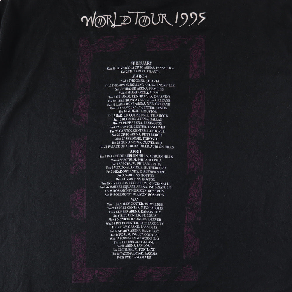 1995 Jimmy Page Robert Plant No Quarter World Tour Shirt