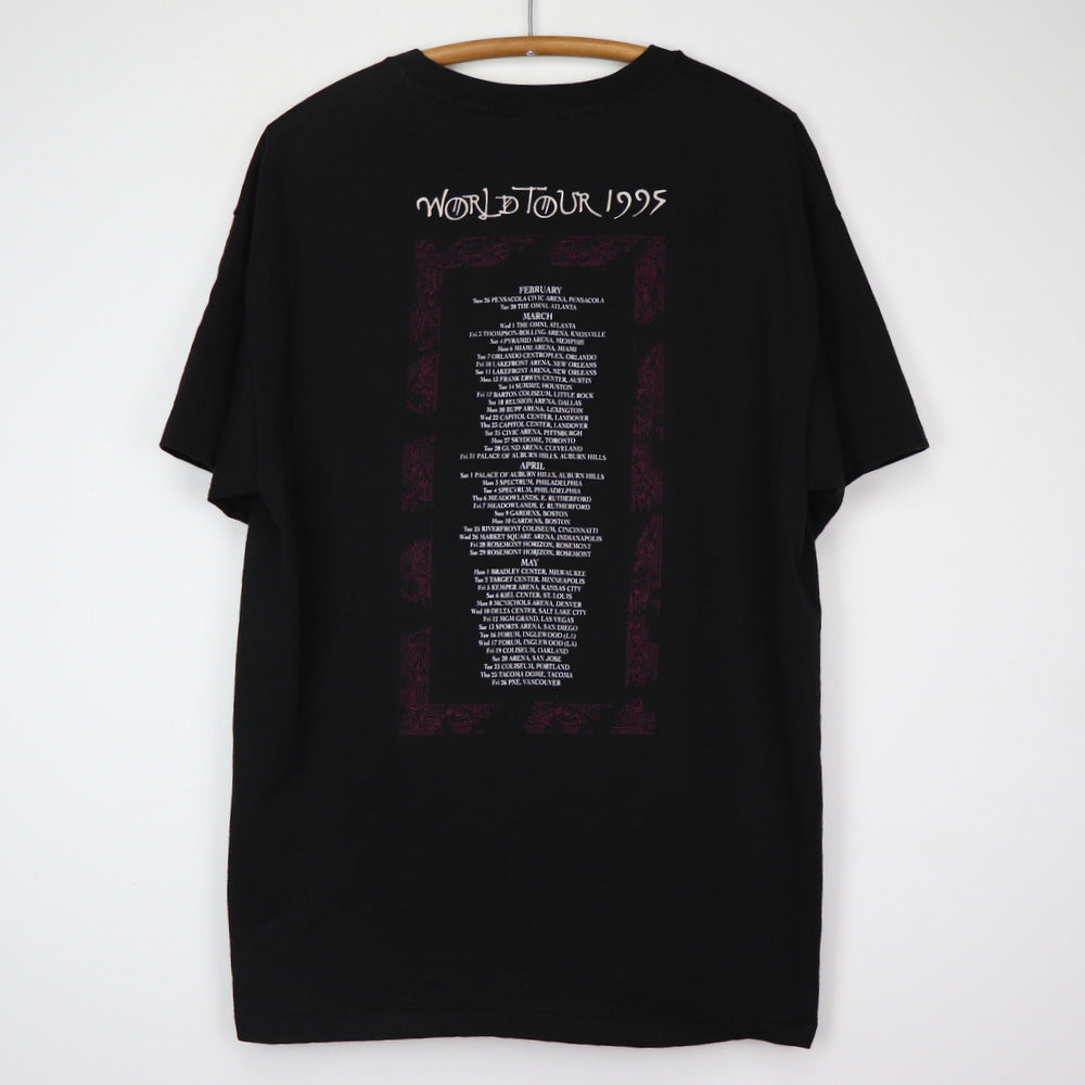 1995 Jimmy Page Robert Plant No Quarter World Tour Shirt