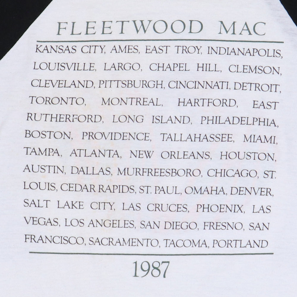 1987 Fleetwood Mac The Mac Is Back Tour Jersey Shirt