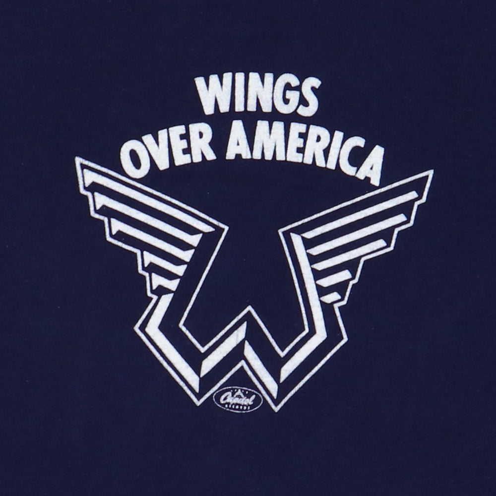 1976 Wings Over America Capitol Records Promo Shirt