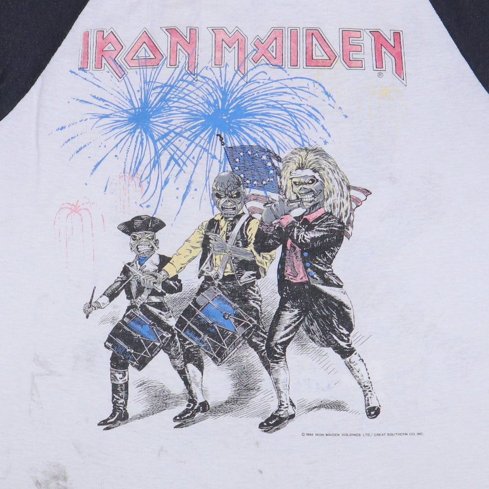 1985 Iron Maiden 4th Of July Concert Jersey Shirt