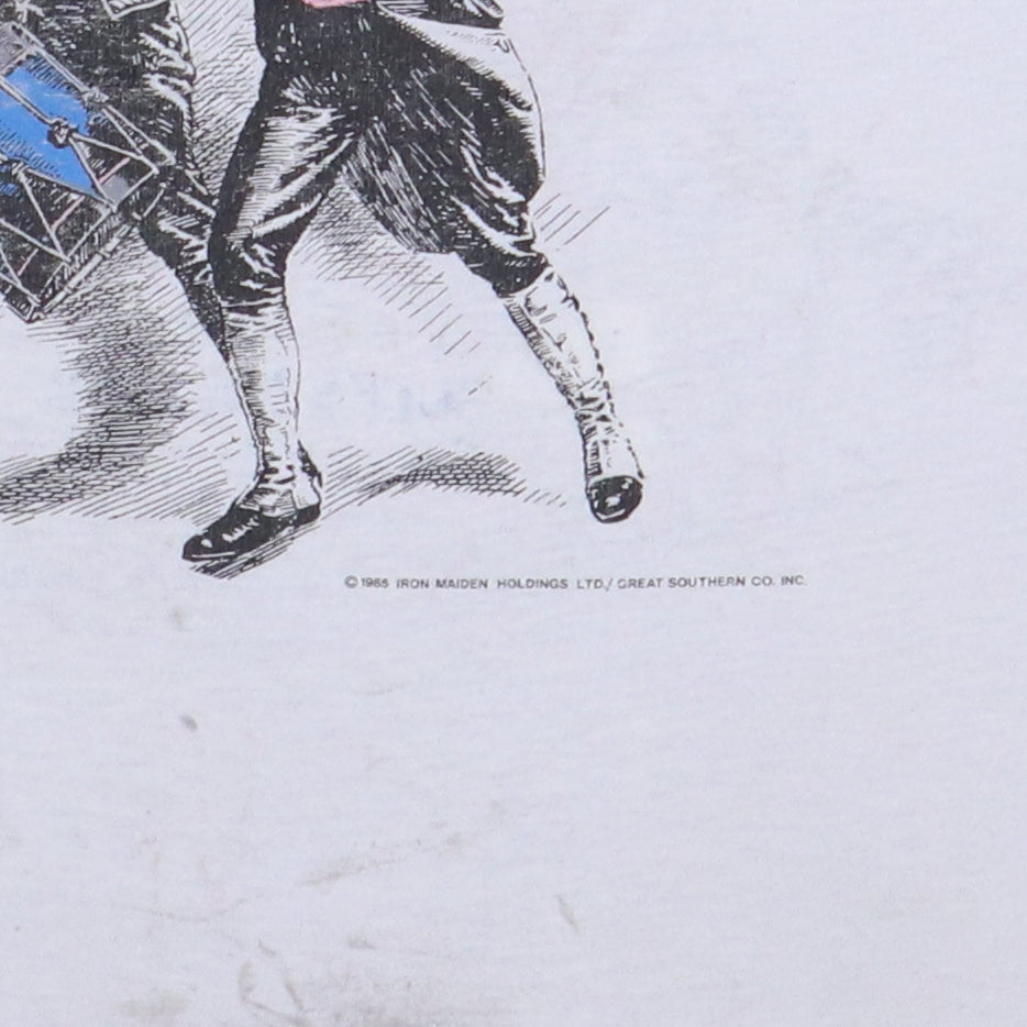 1985 Iron Maiden 4th Of July Concert Jersey Shirt