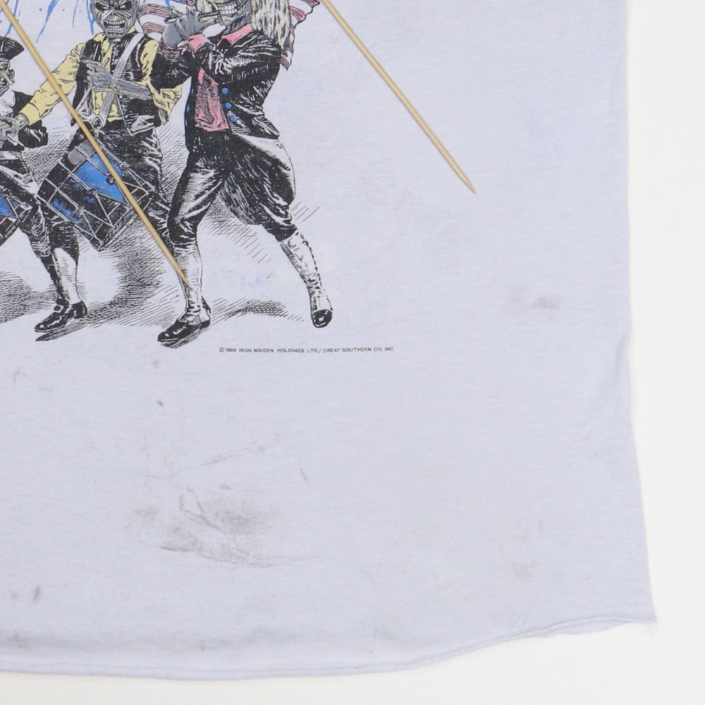 1985 Iron Maiden 4th Of July Concert Jersey Shirt