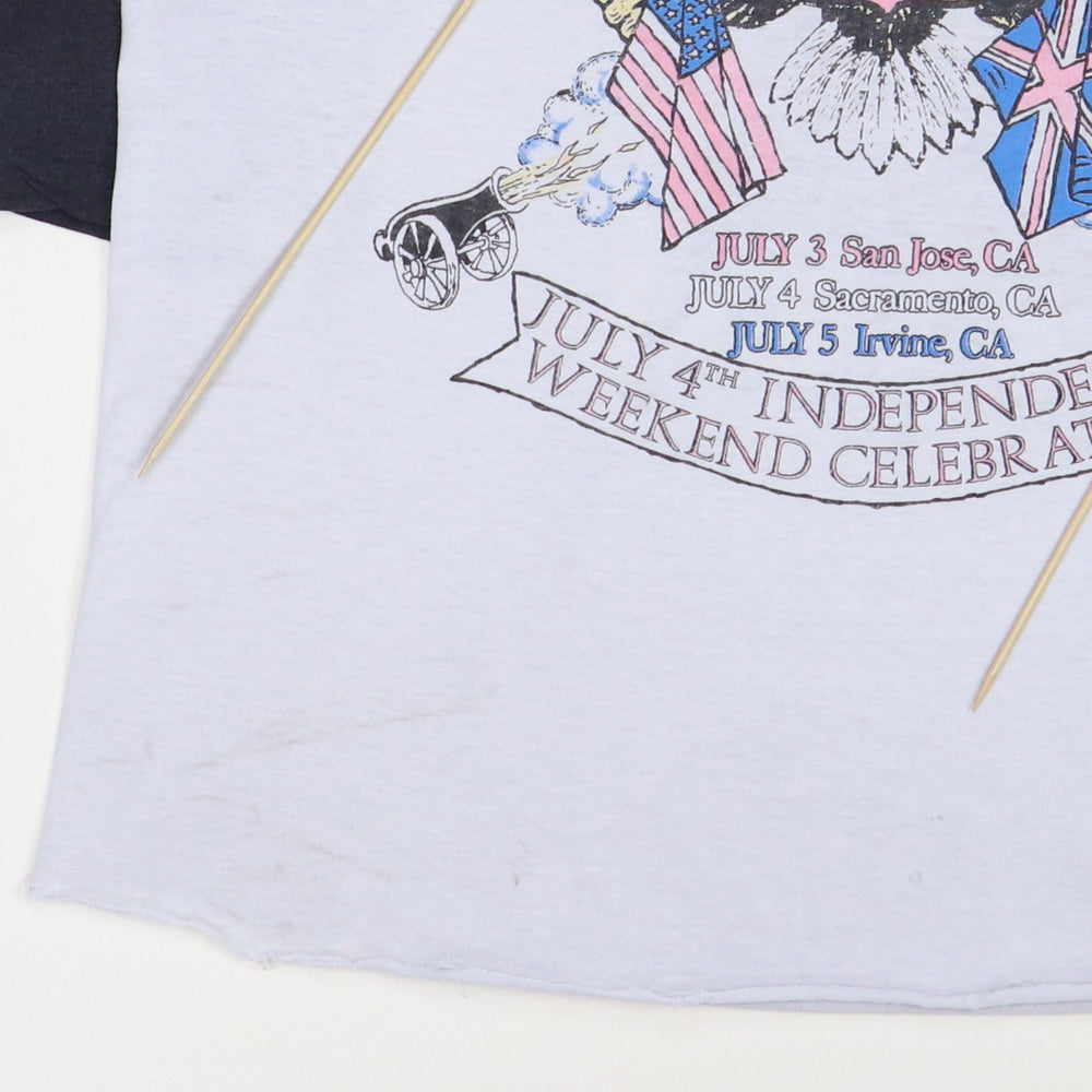 1985 Iron Maiden 4th Of July Concert Jersey Shirt