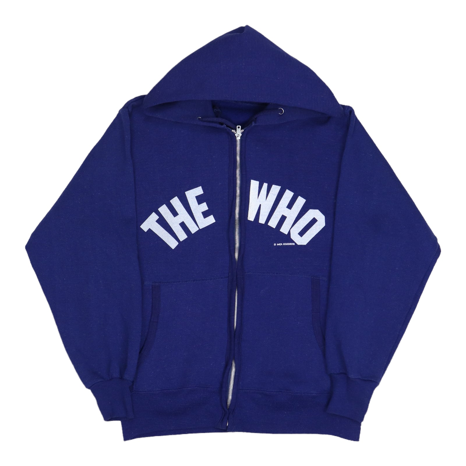 Original vintage 1970s The Who MCA Records Promo Zip Up Hoodie WyCo Vintage