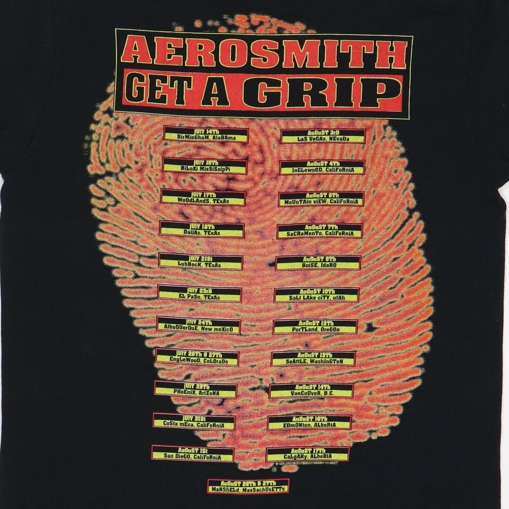 1993 Aerosmith Get A Grip Tour Shirt