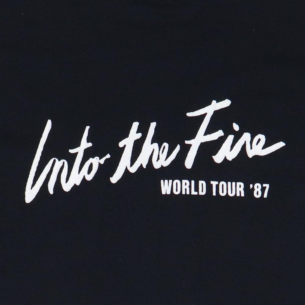 1987 Bryan Adams Into The Fire World Tour Shirt