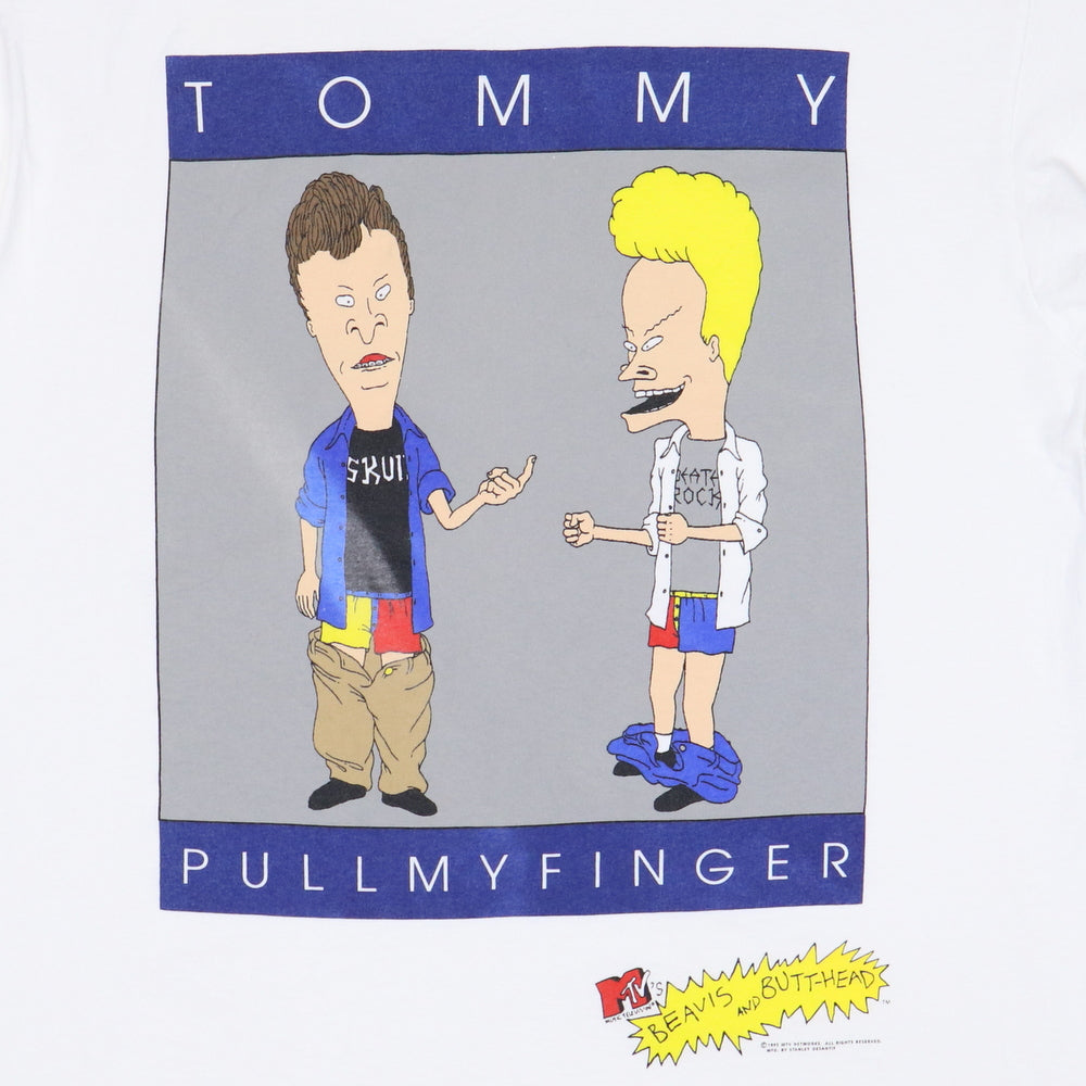 1995 Beavis and Butthead Tommy Pullmyfinger MTV Shirt