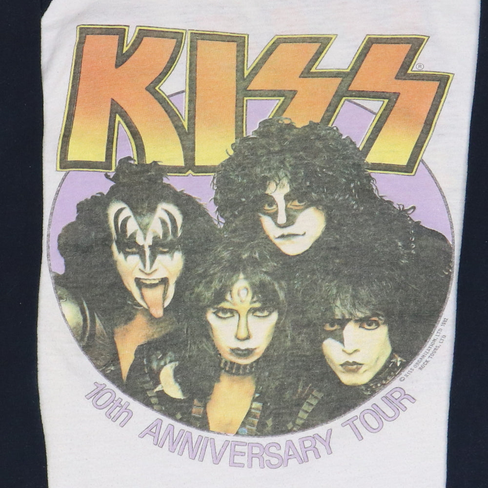 1982 Kiss 10th Anniversary Tour Jersey Shirt
