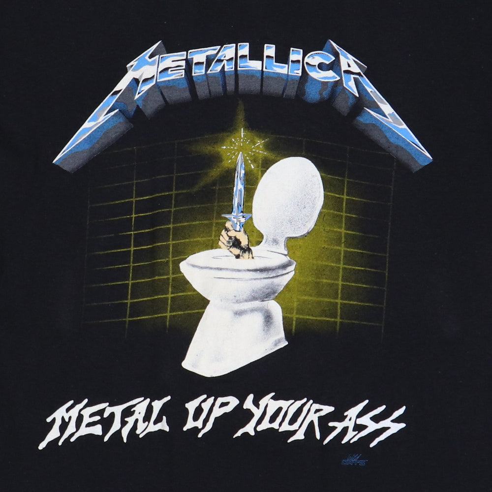 1985 Metallica Metal Up Your Ass Glow In The Dark Shirt