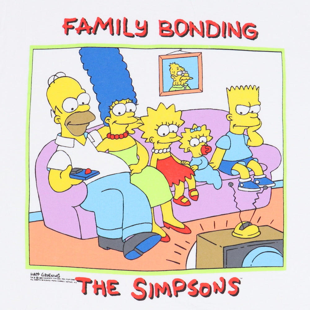 1989 The Simpsons Family Bonding Shirt