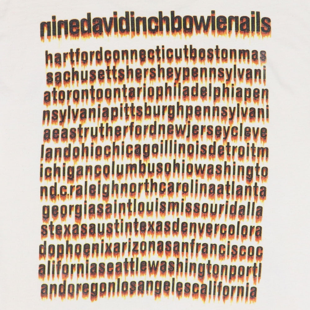 1995 David Bowie Nine Inch Nails Tour Shirt