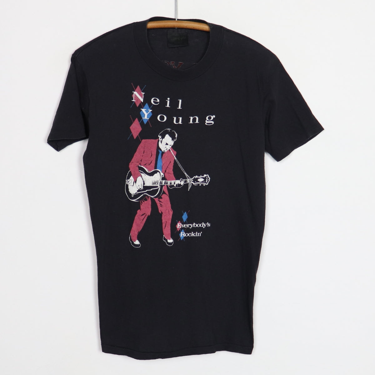 1983 Neil Young Everybody's Rockin Summer Tour Shirt