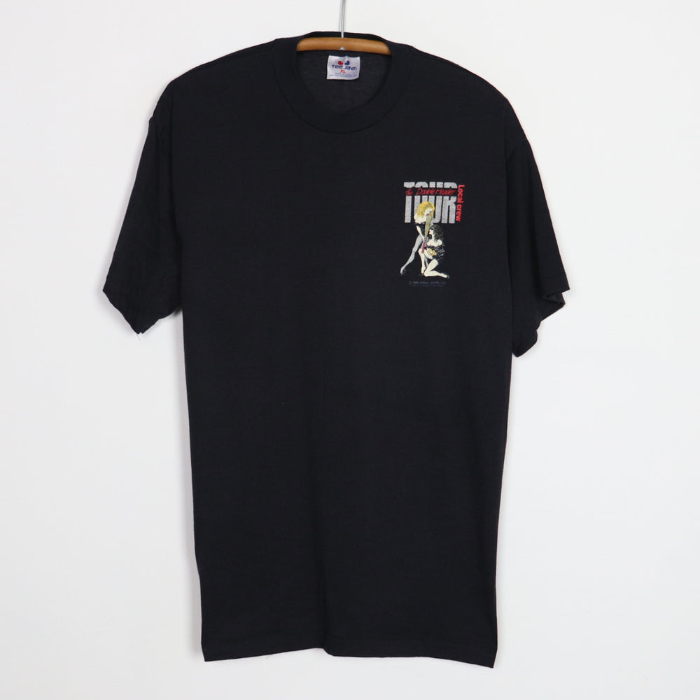 1989 Great White Double Header Local Crew Tour Shirt