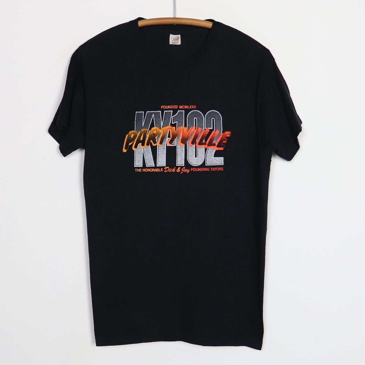 1980s Partyville KY 102 Kansas City Radio Shirt