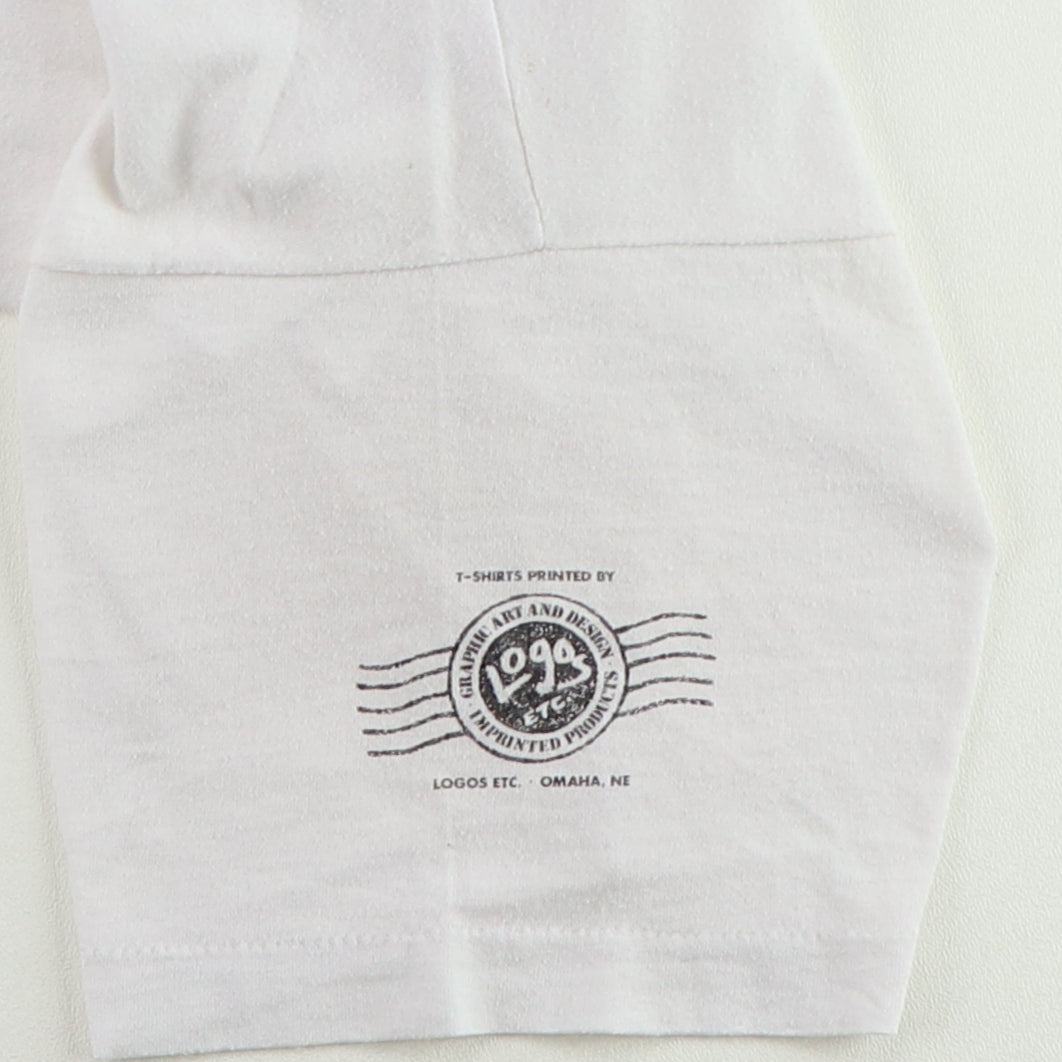 1990 Heart Treble Clef Mark Luebbe Benefit Shirt