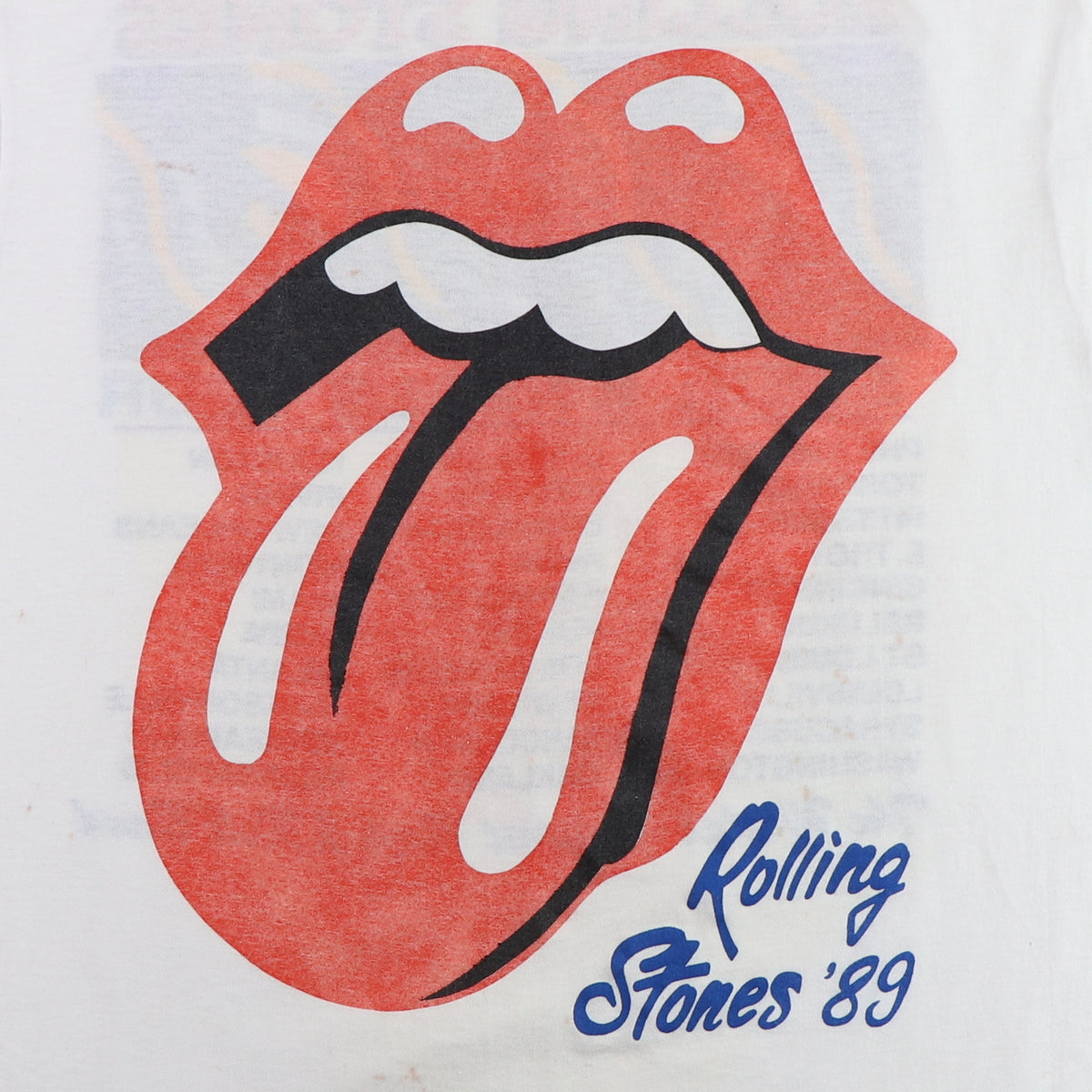 1989 Rolling Stones Steel Wheels Tour Shirt
